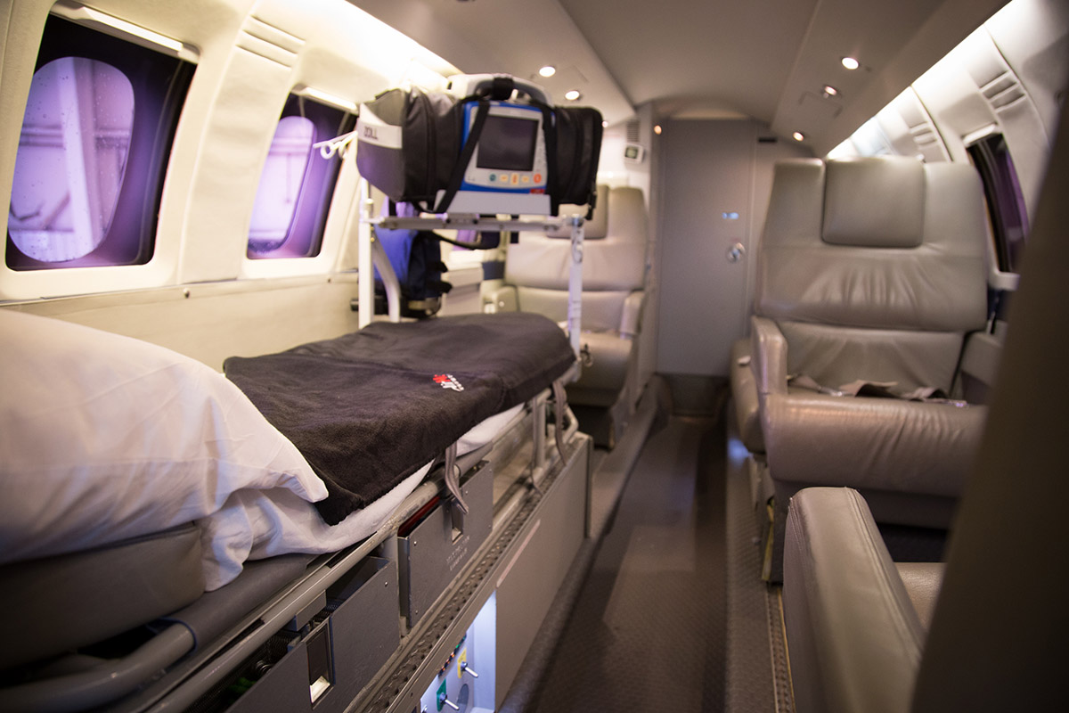 Pediatric Patient Transport Aircraft
